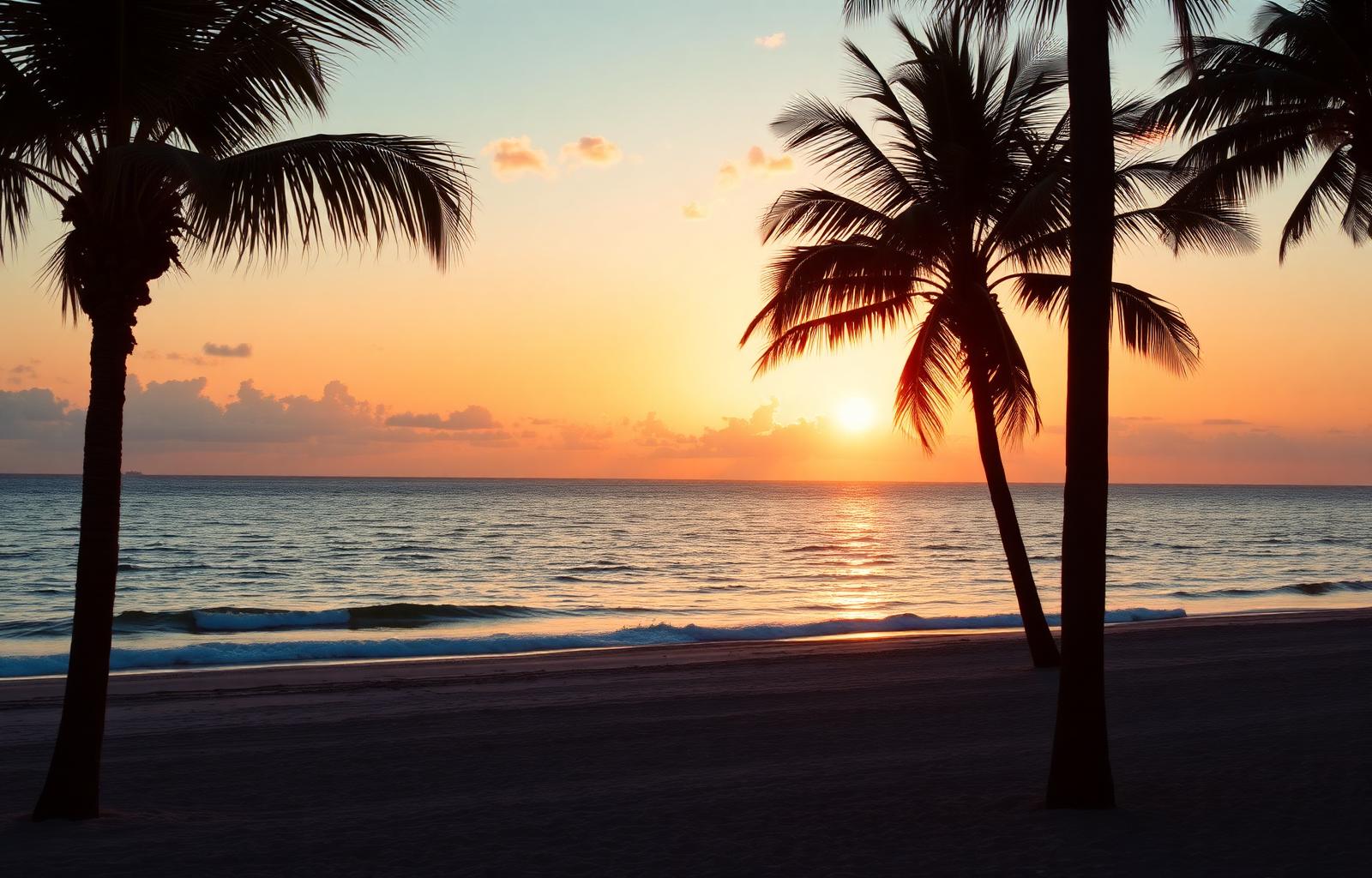 Florida coast sunset
